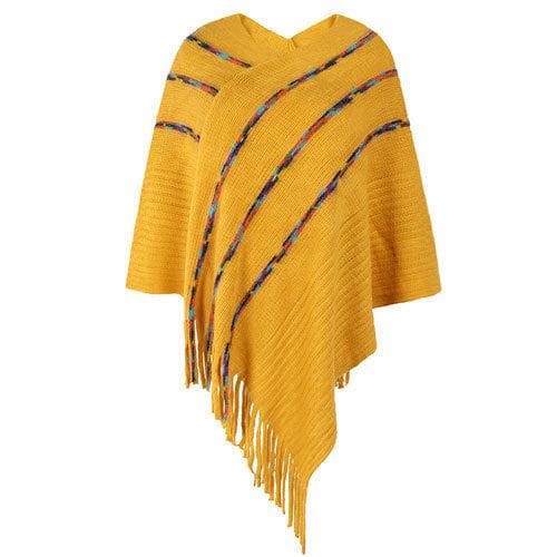 Lämmin poncho viitta