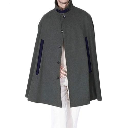 Lämmin talviponcho miehille