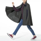 Lämmin talviponcho miehille
