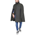 Lämmin talviponcho miehille