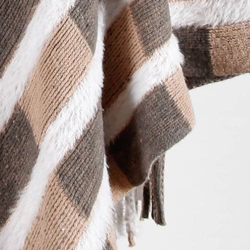 Lämmin talviponcho