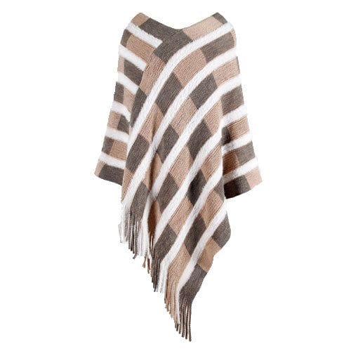 Lämmin talviponcho
