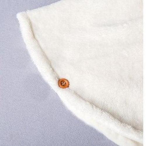 Talvivauvan poncho hupulla