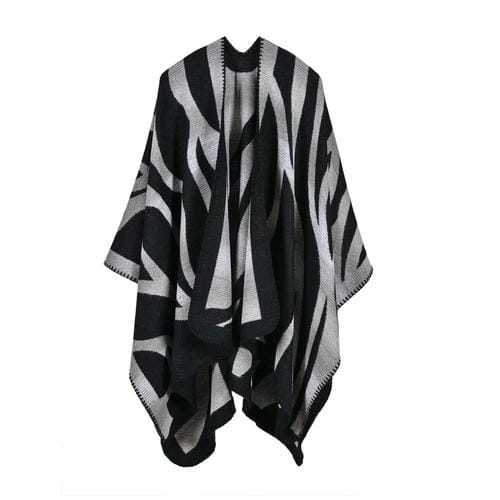 Talviviitta poncho naisille