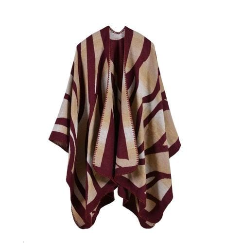 Talviviitta poncho naisille
