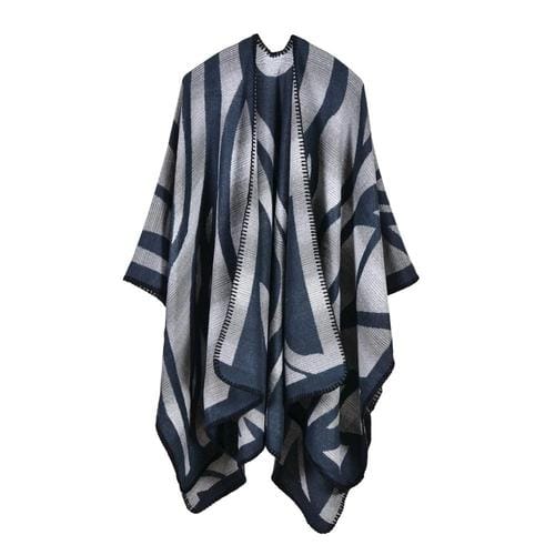 Talviviitta poncho naisille