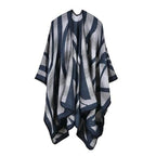 Talviviitta poncho naisille