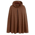 Miesten talviponcho hupulla