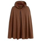 Miesten talviponcho hupulla