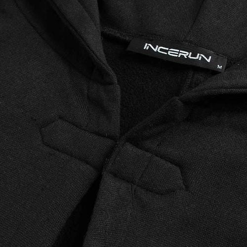 Miesten talviponcho hupulla