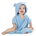 Pehmeä vauvan kylpyponcho