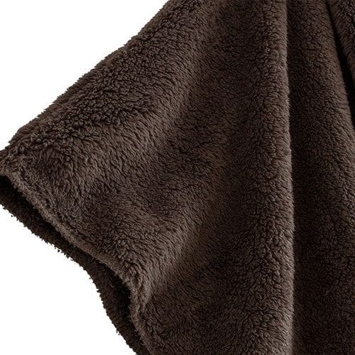 Pehmeä ruudullinen miesten poncho