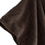 Pehmeä ruudullinen miesten poncho